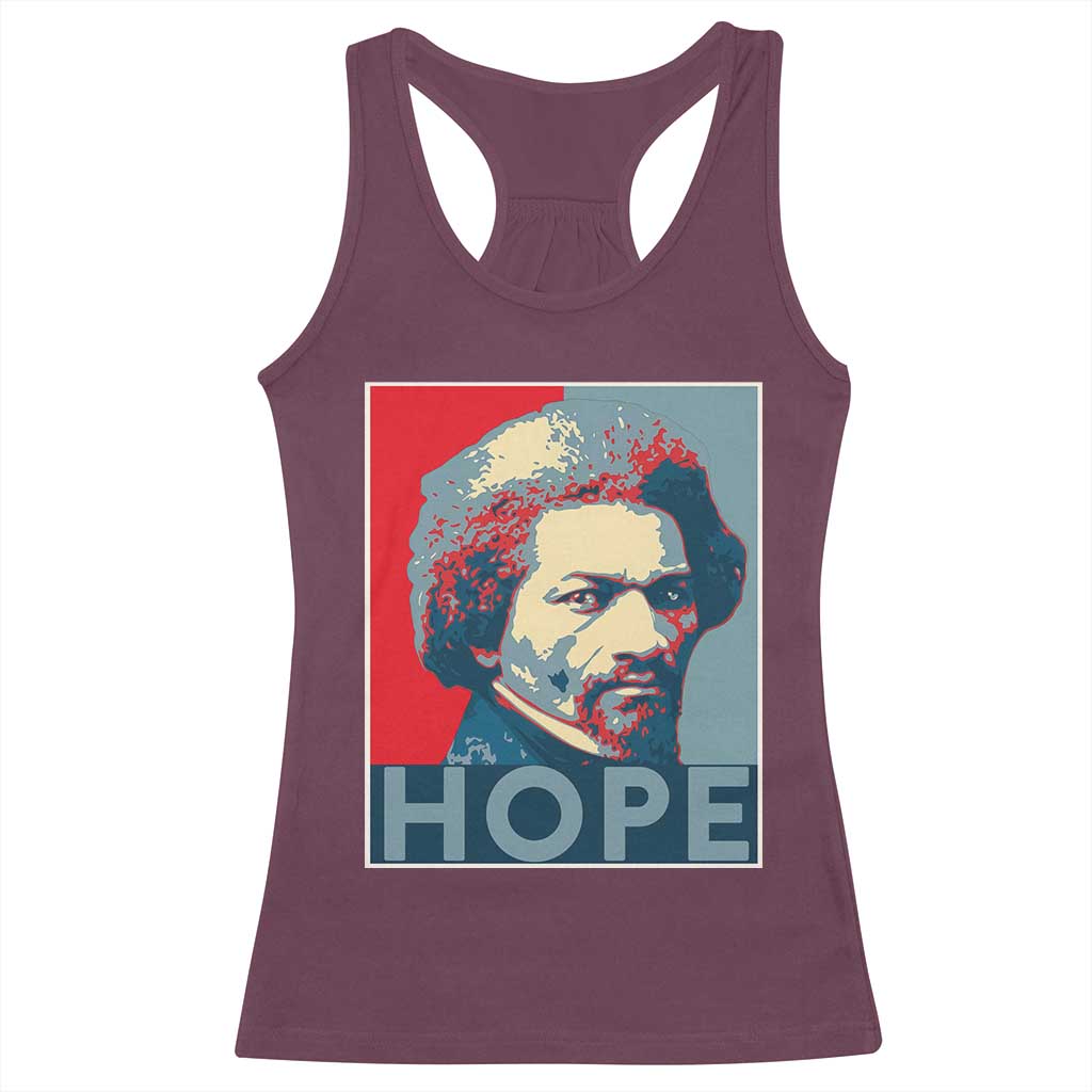 Frederick Douglass Hope Poster Racerback Tank Top African American Heritage TS12 Maroon Print Your Wear
