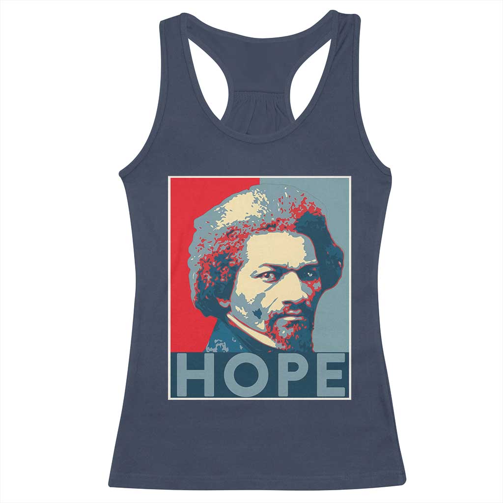 Frederick Douglass Hope Poster Racerback Tank Top African American Heritage TS12 Navy Print Your Wear