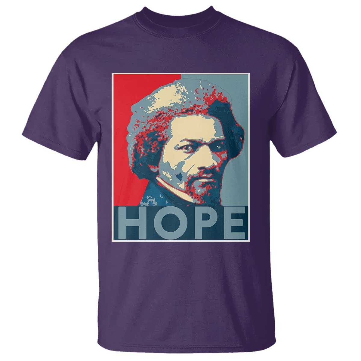 Frederick Douglass Hope Poster T Shirt African American Heritage TS12 Purple Print Your Wear