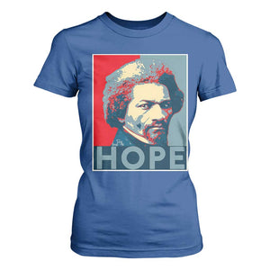 Frederick Douglass Hope Poster T Shirt For Women African American Heritage TS12 Royal Blue Print Your Wear