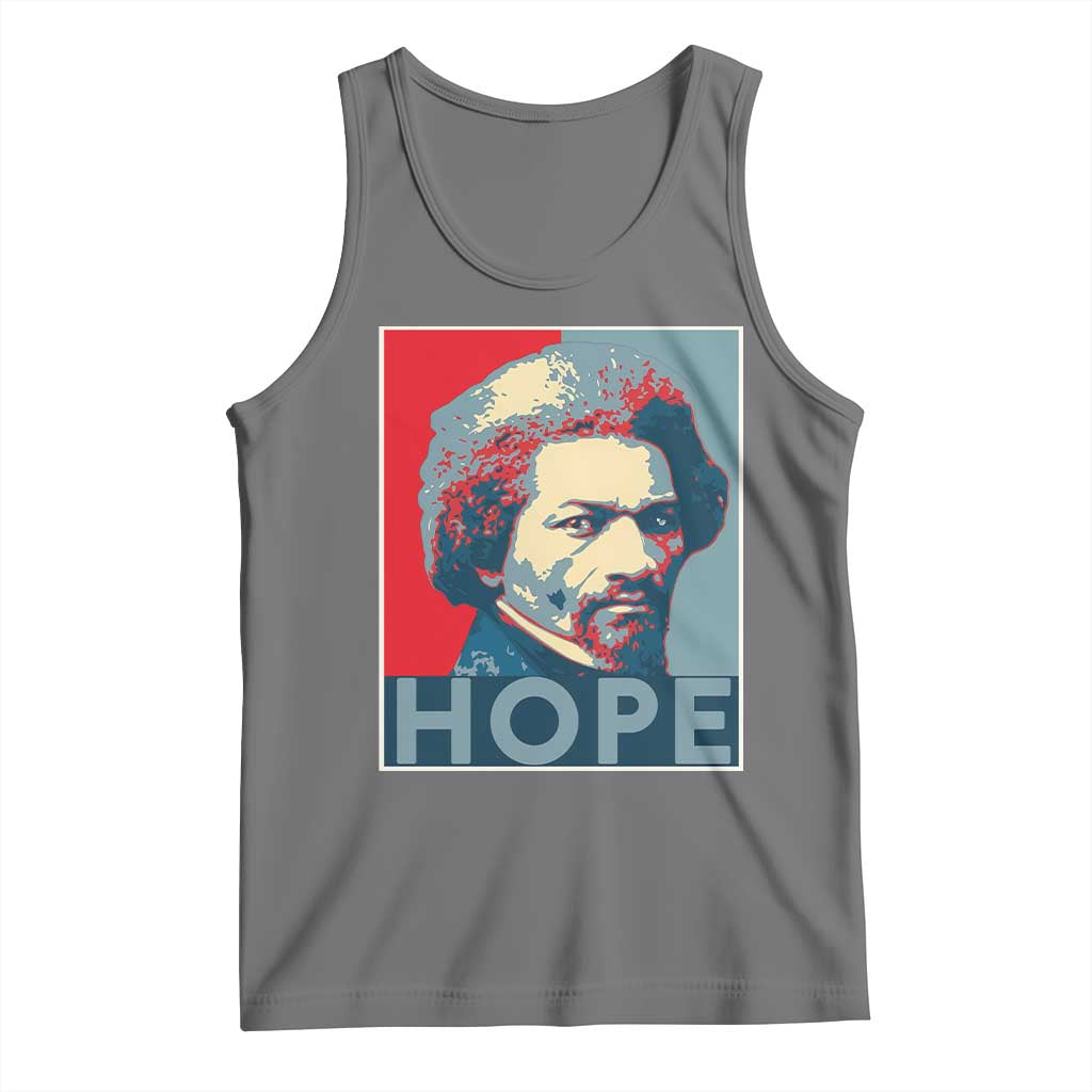Frederick Douglass Hope Poster Tank Top African American Heritage TS12 Black Heather Print Your Wear
