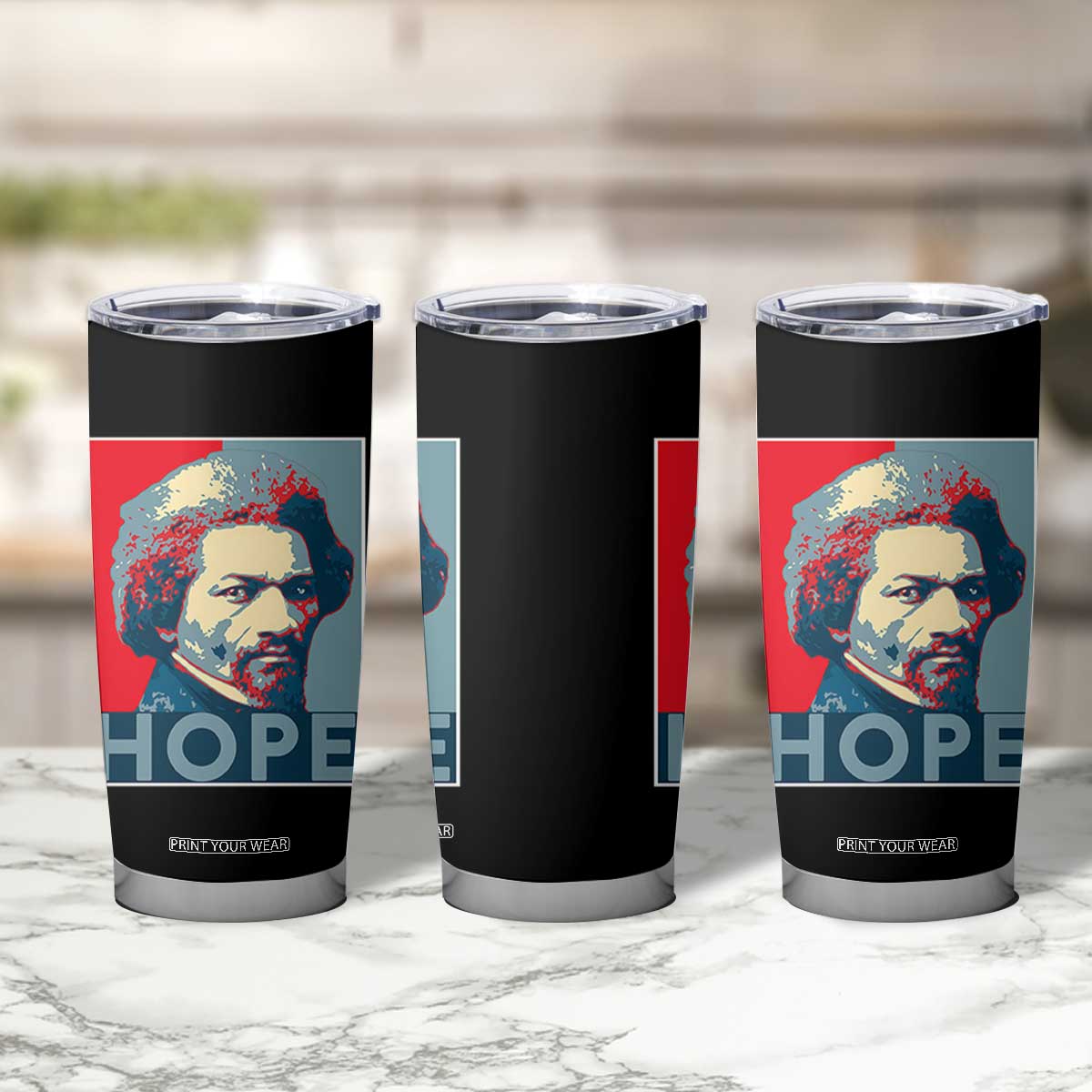 Frederick Douglass Hope Poster Tumbler Cup African American Heritage TS12 Print Your Wear