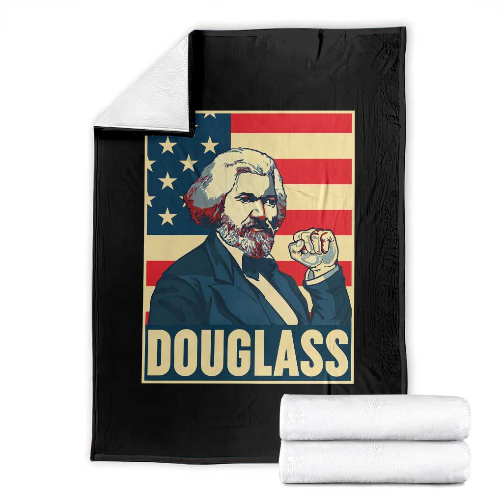 Frederick Douglass American Hero Throw Blanket Black History Month Gift TS12 Black Print Your Wear