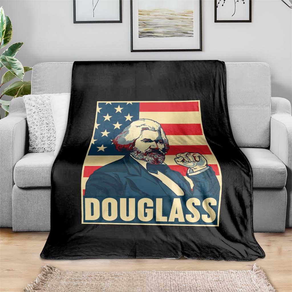 Frederick Douglass American Hero Throw Blanket Black History Month Gift TS12 Print Your Wear