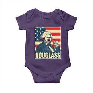 Frederick Douglass American Hero Baby Onesie Black History Month Gift TS12 Purple Print Your Wear