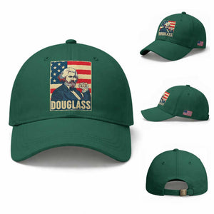 Frederick Douglass American Hero Baseball Cap Black History Month Gift TS12 Baseball Cap Universal Fit Irish Green Print Your Wear