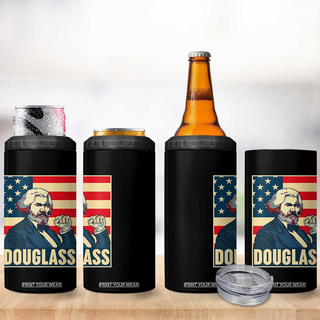 Frederick Douglass American Hero 4 in 1 Can Cooler Tumbler Black History Month Gift TS12 Print Your Wear