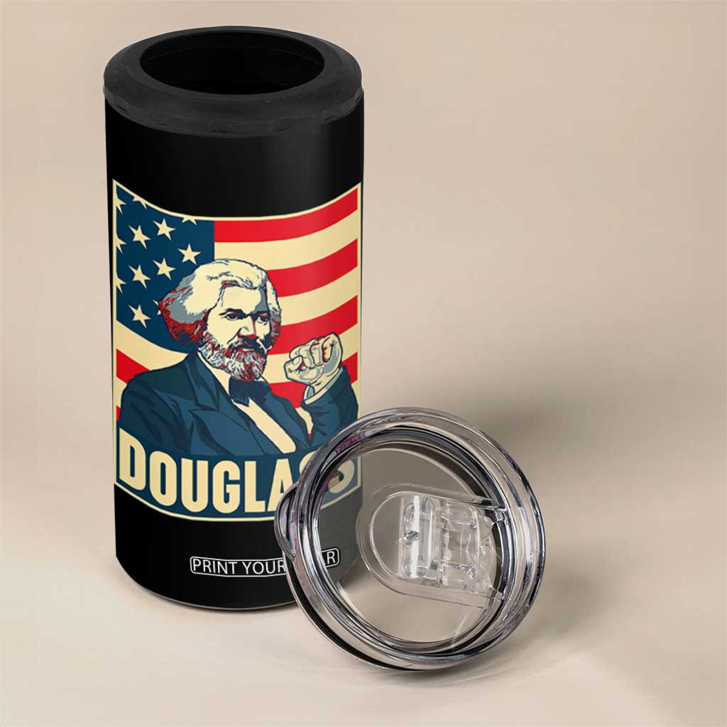 Frederick Douglass American Hero 4 in 1 Can Cooler Tumbler Black History Month Gift TS12 Print Your Wear