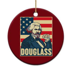 Frederick Douglass American Hero Ceramic Ornament Black History Month Gift TS12 1pc Red Print Your Wear