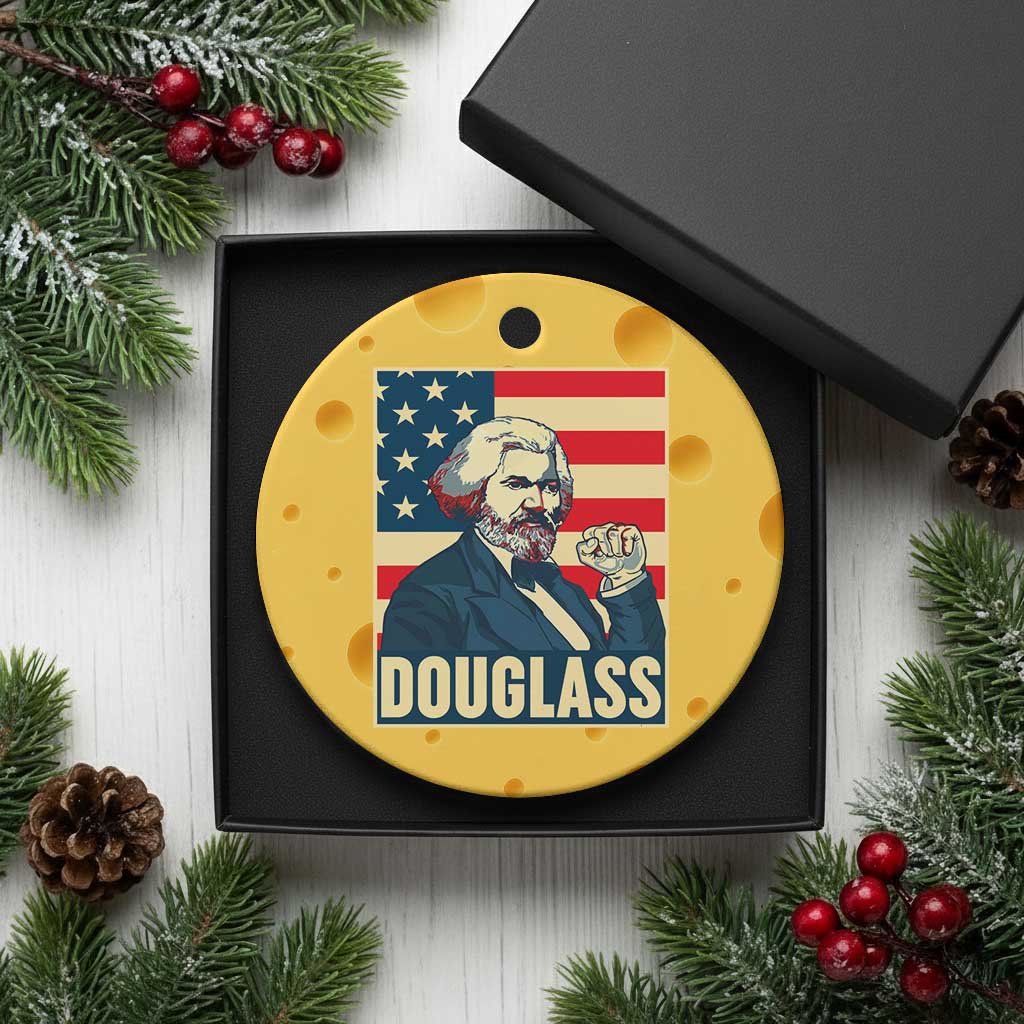 Frederick Douglass American Hero Ceramic Ornament Black History Month Gift TS12 1pc Yellow Cheese Print Your Wear