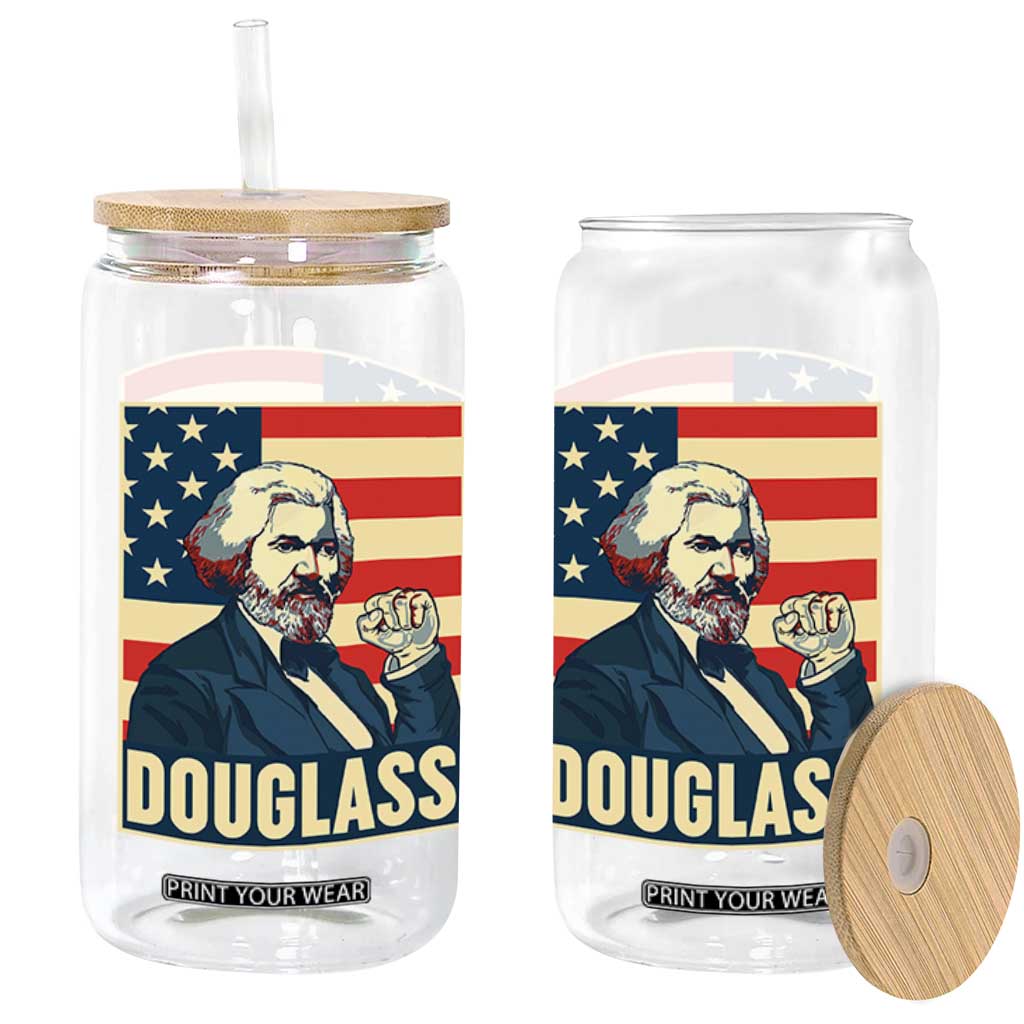 Frederick Douglass American Hero Glass Can Black History Month Gift TS12 Print Your Wear
