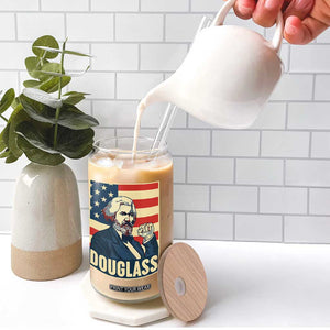 Frederick Douglass American Hero Glass Can Black History Month Gift TS12 Print Your Wear
