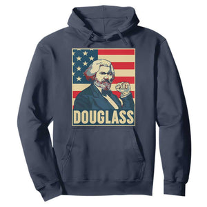 Frederick Douglass American Hero Hoodie Black History Month Gift TS12 Navy Print Your Wear