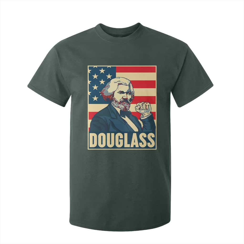Frederick Douglass American Hero T Shirt For Kid Black History Month Gift TS12 Dark Forest Green Print Your Wear