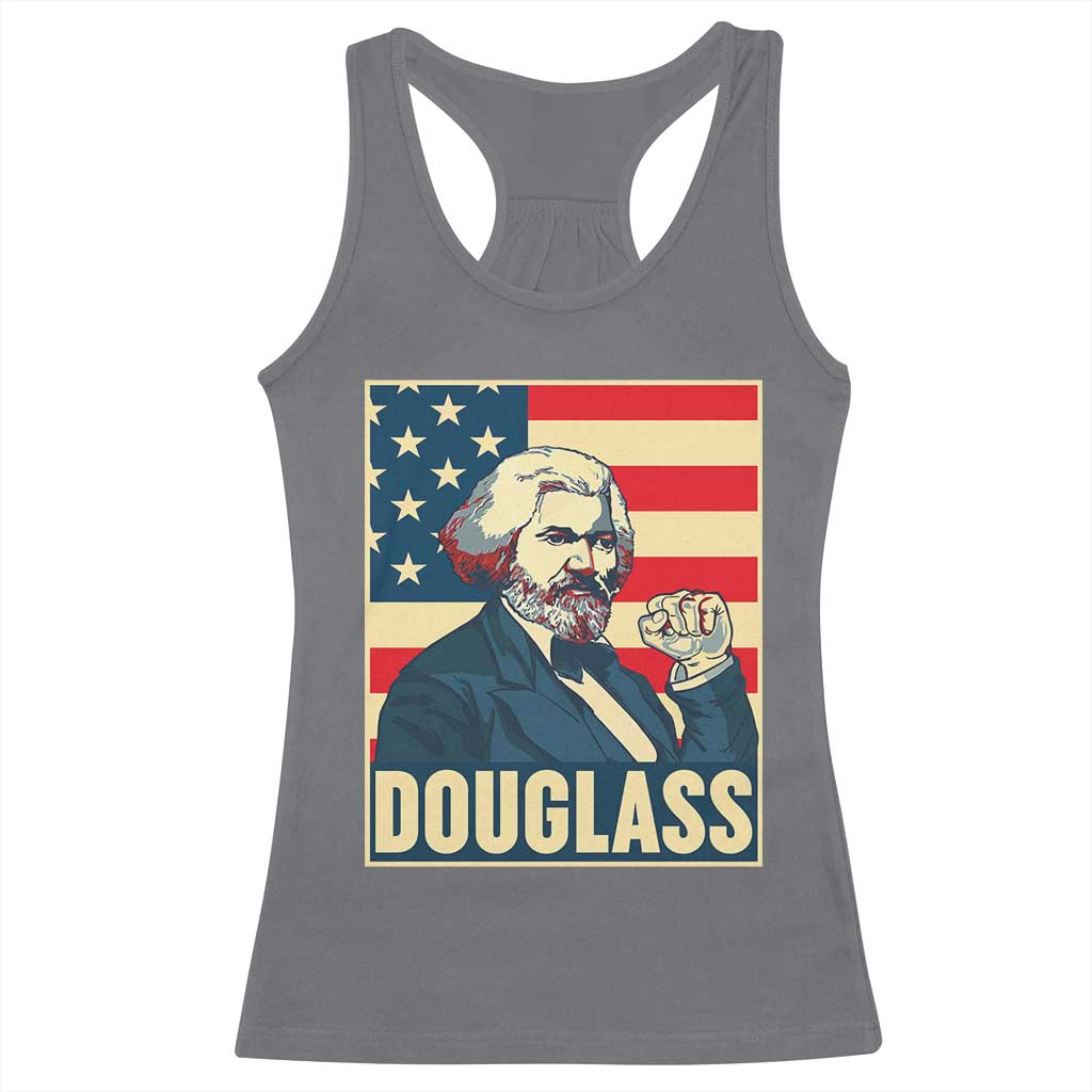 Frederick Douglass American Hero Racerback Tank Top Black History Month Gift TS12 Charcoal Print Your Wear