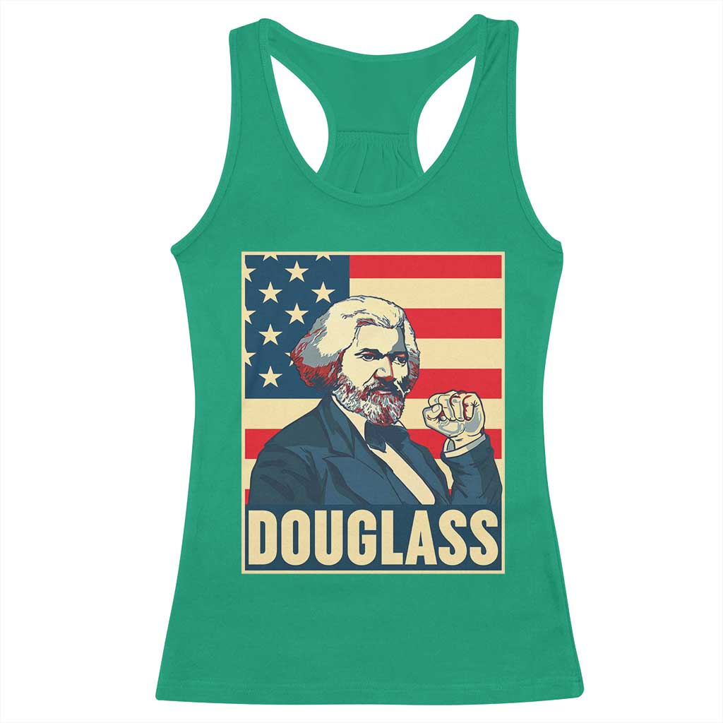 Frederick Douglass American Hero Racerback Tank Top Black History Month Gift TS12 Irish Green Print Your Wear