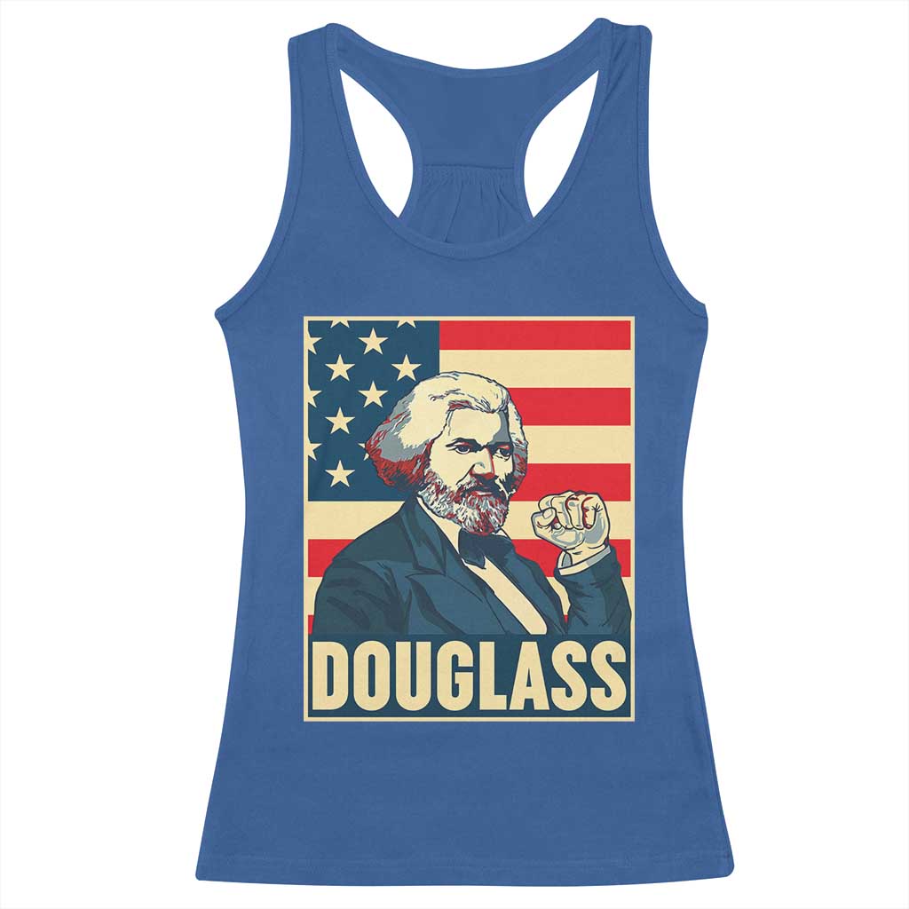 Frederick Douglass American Hero Racerback Tank Top Black History Month Gift TS12 Royal Blue Print Your Wear