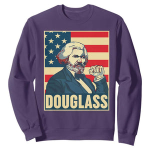 Frederick Douglass American Hero Sweatshirt Black History Month Gift TS12 Purple Print Your Wear