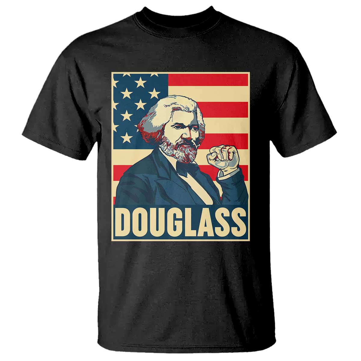 Frederick Douglass American Hero T Shirt Black History Month Gift TS12 Black Print Your Wear