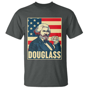 Frederick Douglass American Hero T Shirt Black History Month Gift TS12 Dark Heather Print Your Wear