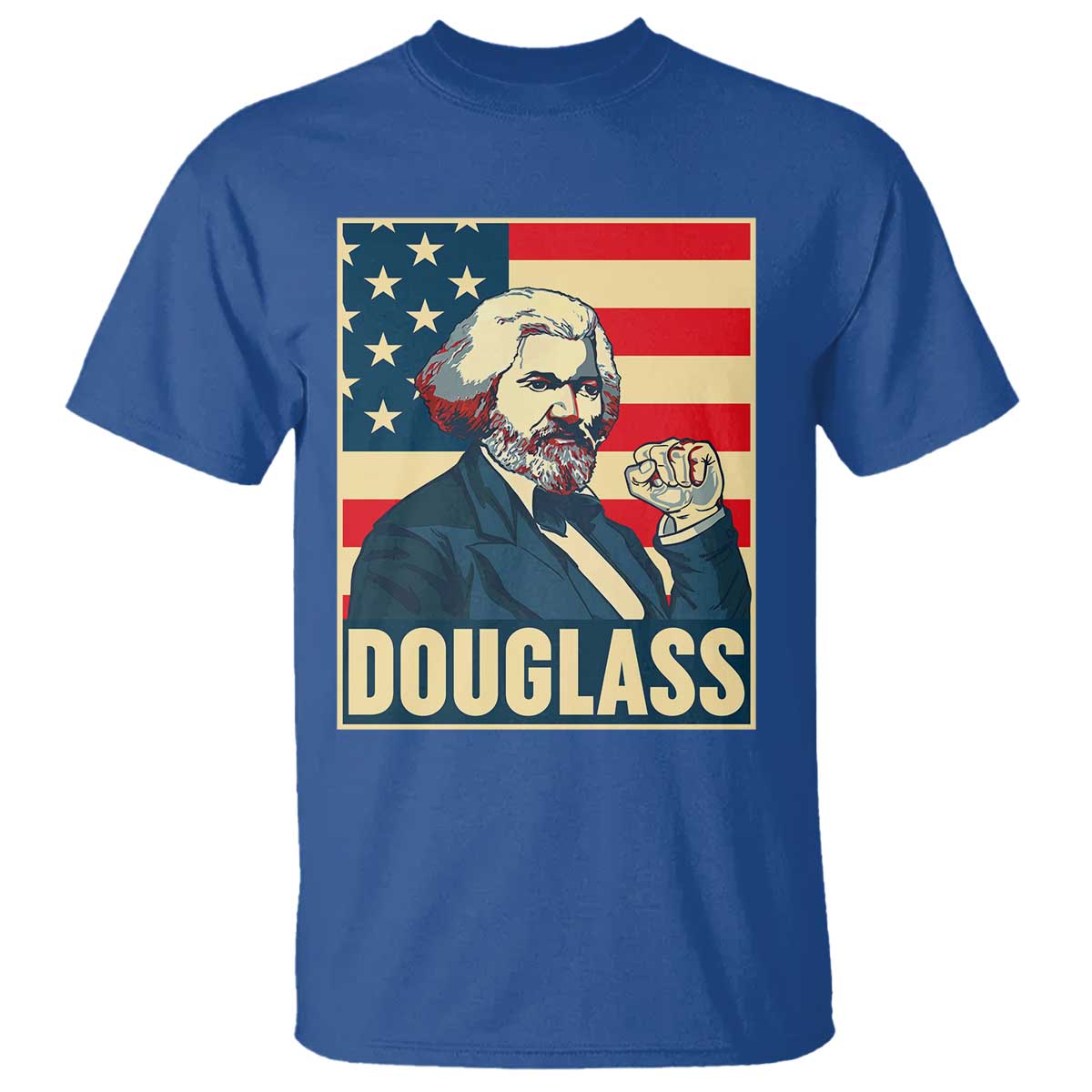 Frederick Douglass American Hero T Shirt Black History Month Gift TS12 Royal Blue Print Your Wear