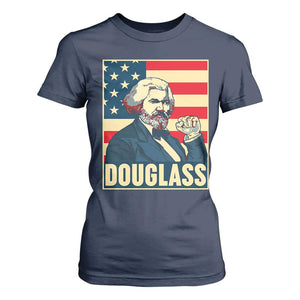 Frederick Douglass American Hero T Shirt For Women Black History Month Gift TS12 Navy Print Your Wear