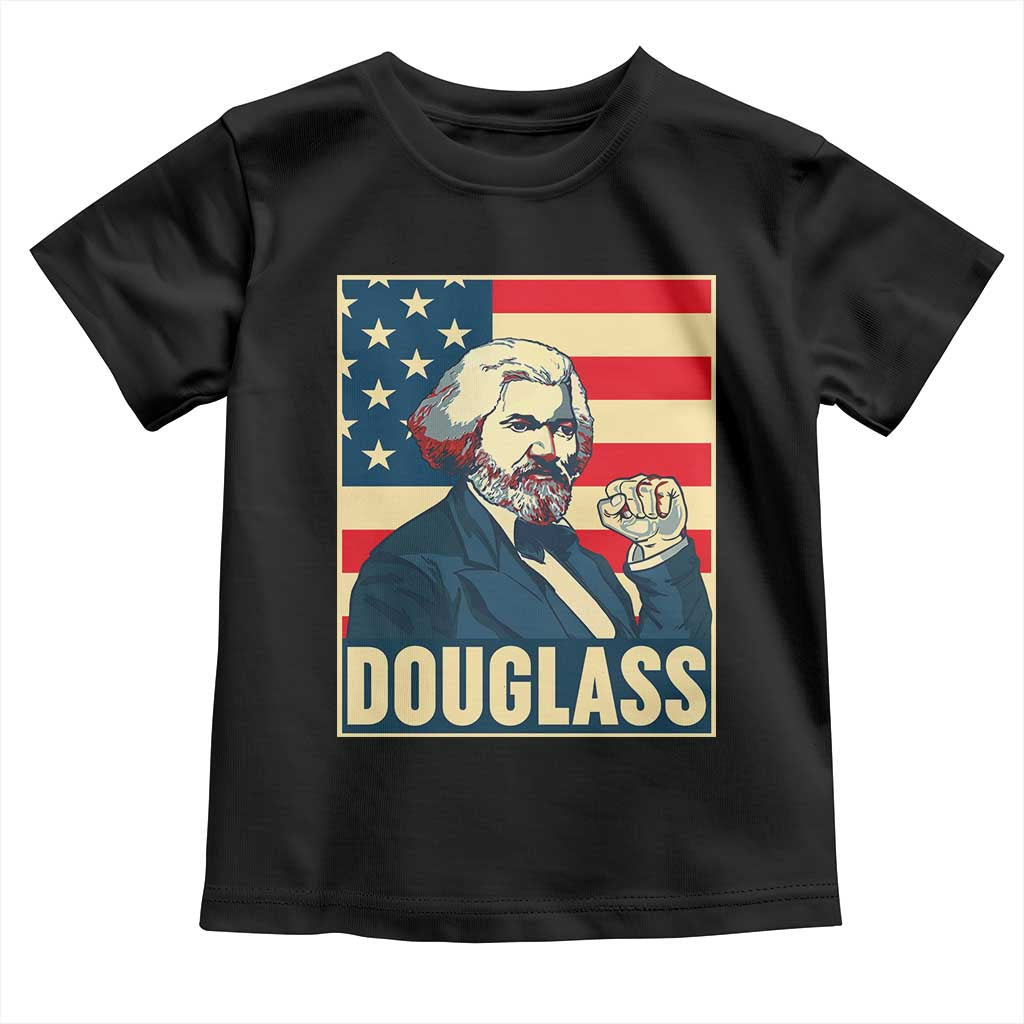Frederick Douglass American Hero Toddler T Shirt Black History Month Gift TS12 Black Print Your Wear