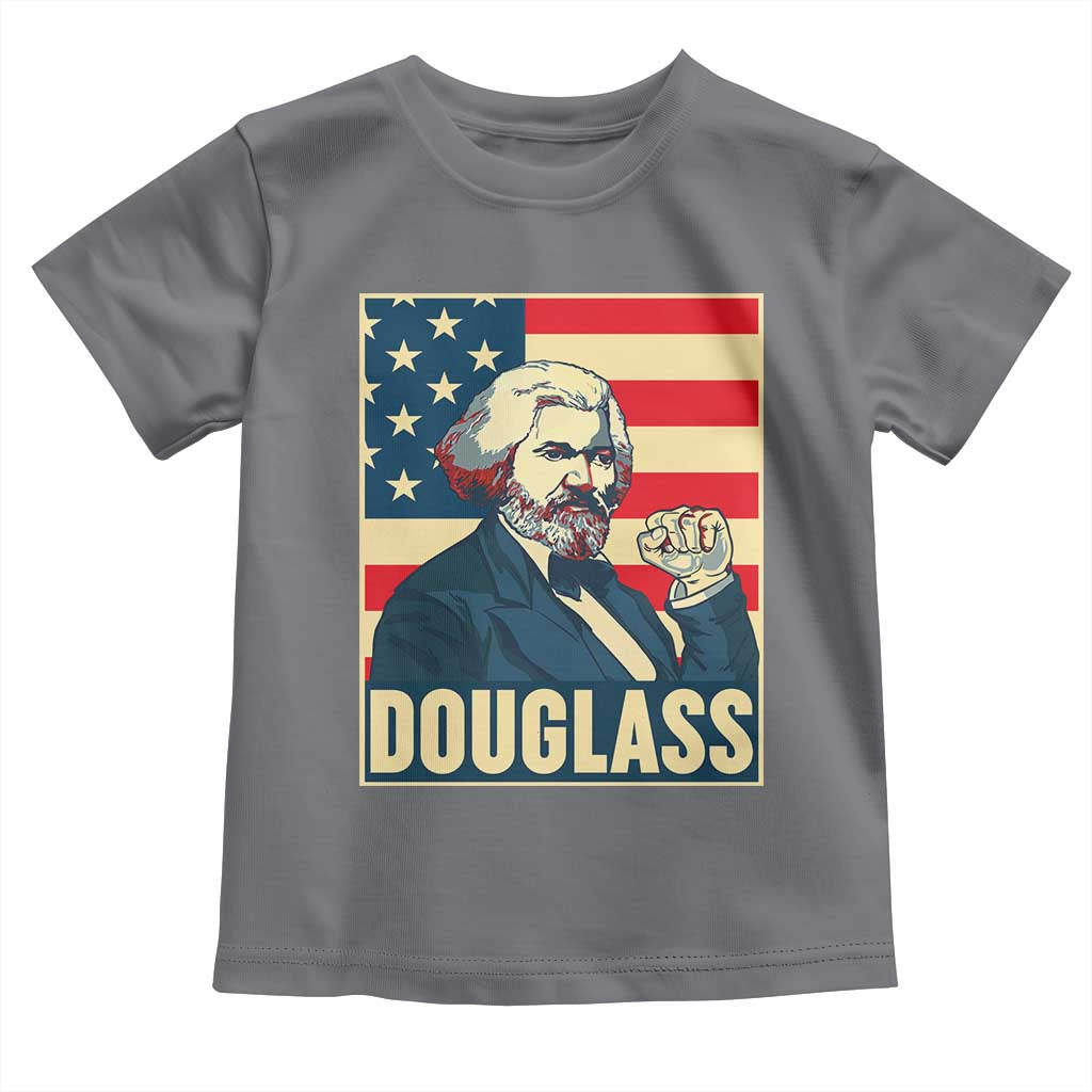 Frederick Douglass American Hero Toddler T Shirt Black History Month Gift TS12 Charcoal Print Your Wear