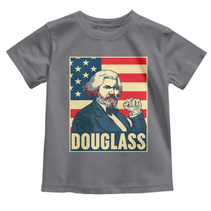 Frederick Douglass American Hero Toddler T Shirt Black History Month Gift TS12 Charcoal Print Your Wear