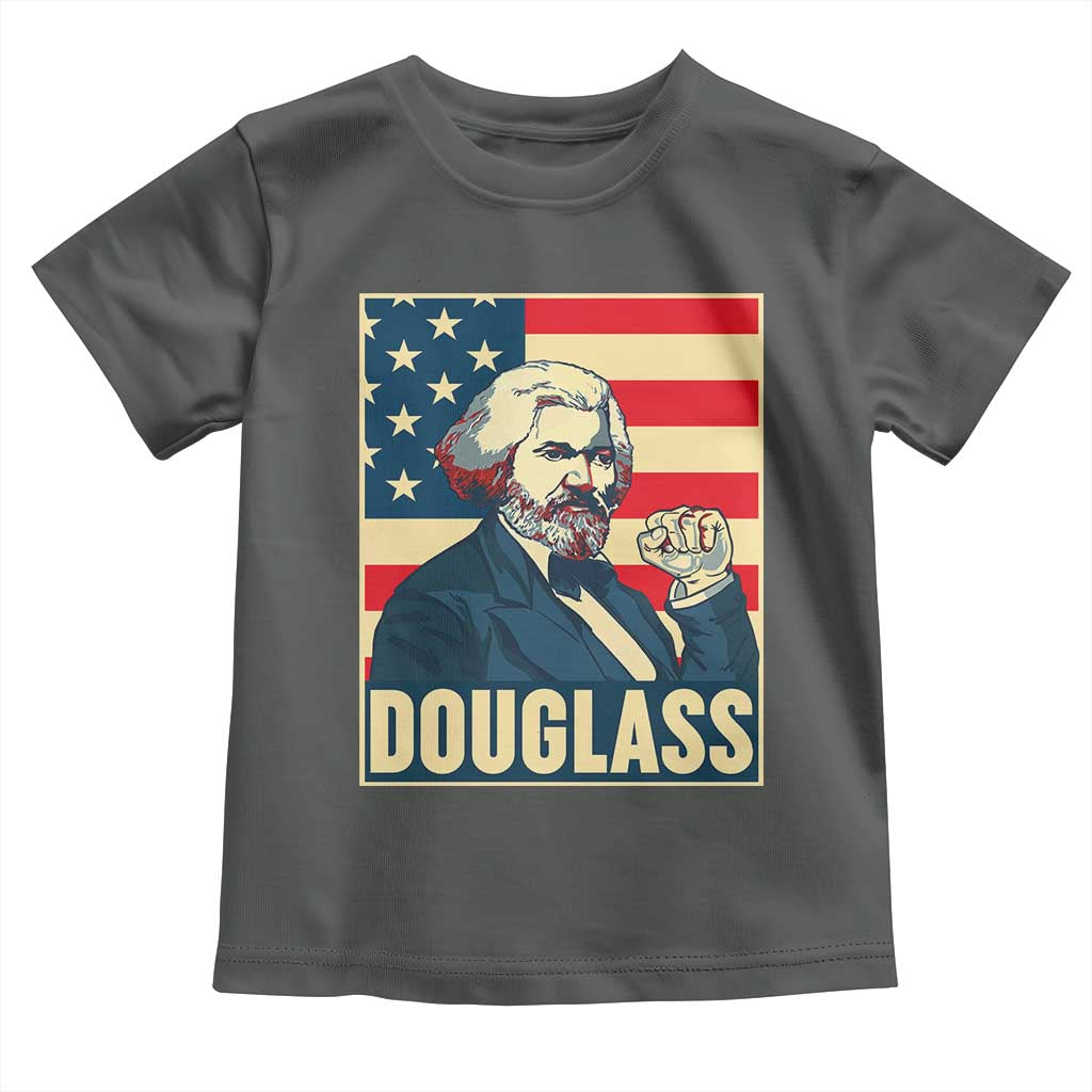 Frederick Douglass American Hero Toddler T Shirt Black History Month Gift TS12 Dark Heather Print Your Wear