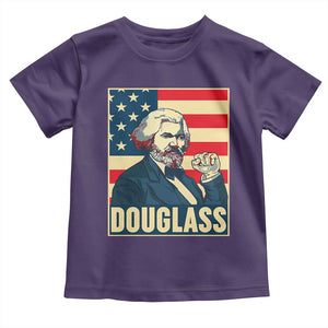 Frederick Douglass American Hero Toddler T Shirt Black History Month Gift TS12 Purple Print Your Wear