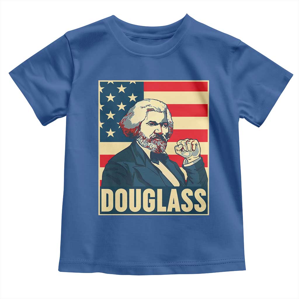 Frederick Douglass American Hero Toddler T Shirt Black History Month Gift TS12 Royal Blue Print Your Wear