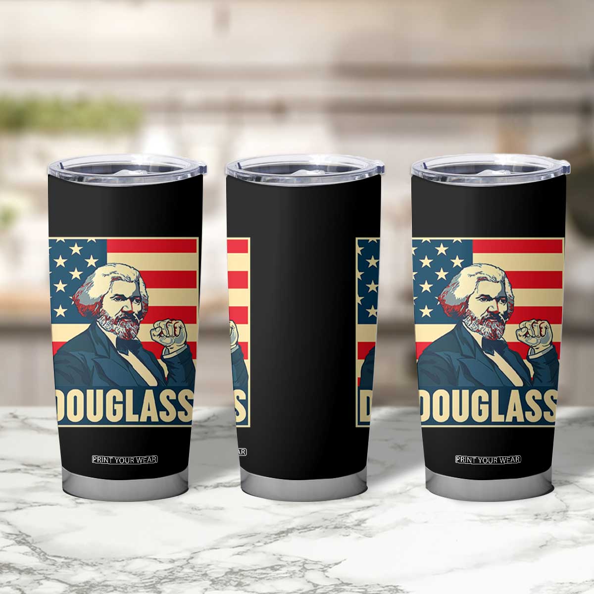 Frederick Douglass American Hero Tumbler Cup Black History Month Gift TS12 Print Your Wear