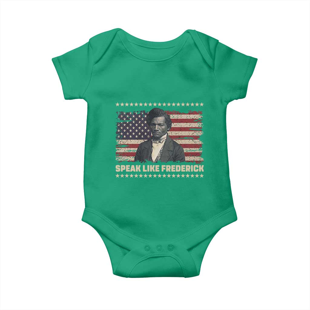 Speak Like Frederick Baby Onesie Black History Month Gift TS12 Irish Green Print Your Wear