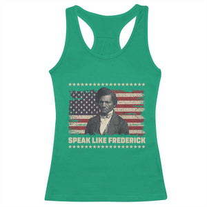 Speak Like Frederick Racerback Tank Top Black History Month Gift TS12 Irish Green Print Your Wear