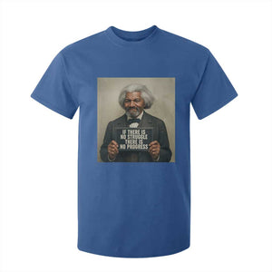 Frederick Douglass Quote T Shirt For Kid If There Is No Struggle There Is No Progress TS12 Royal Blue Print Your Wear