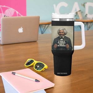 Frederick Douglass Quote Tumbler With Handle If There Is No Struggle There Is No Progress TS12 Print Your Wear