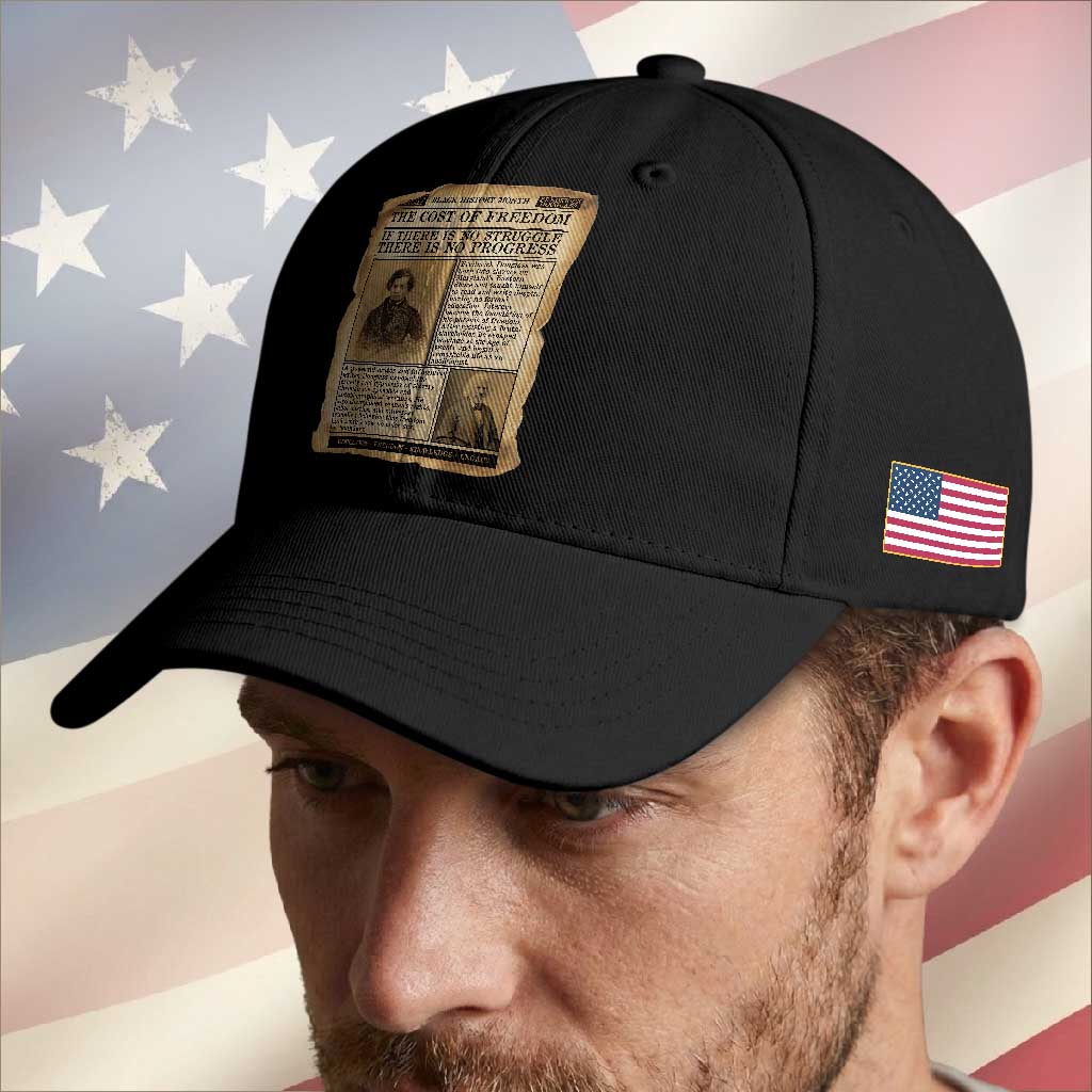 If There Is No Struggle No Progress Baseball Cap Frederick Douglass Newspaper TS12 Print Your Wear