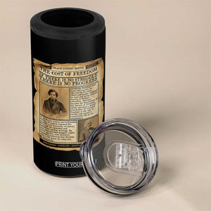 If There Is No Struggle No Progress 4 in 1 Can Cooler Tumbler Frederick Douglass Newspaper TS12 Print Your Wear