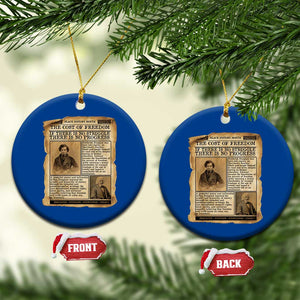 If There Is No Struggle No Progress Ceramic Ornament Frederick Douglass Newspaper TS12 1pc Blue Print Your Wear
