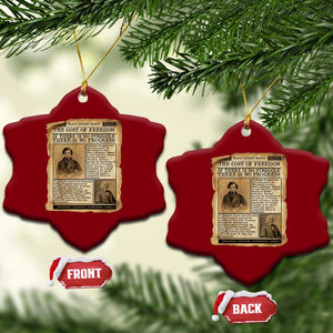 If There Is No Struggle No Progress Ceramic Ornament Frederick Douglass Newspaper TS12 Print Your Wear
