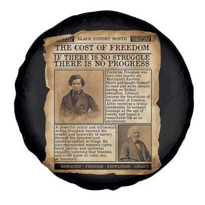 If There Is No Struggle No Progress Spare Tire Cover Frederick Douglass Newspaper TS12 Print Your Wear