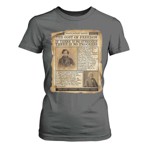 If There Is No Struggle No Progress T Shirt For Women Frederick Douglass Newspaper TS12 Dark Heather Print Your Wear