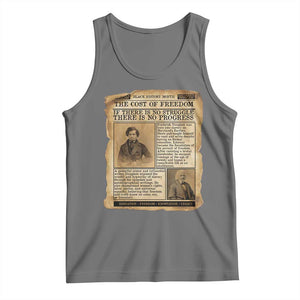 If There Is No Struggle No Progress Tank Top Frederick Douglass Newspaper TS12 Black Heather Print Your Wear