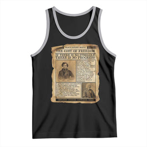 If There Is No Struggle No Progress Tank Top Frederick Douglass Newspaper TS12 Black Athletic Heather Print Your Wear