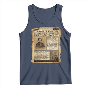 If There Is No Struggle No Progress Tank Top Frederick Douglass Newspaper TS12 Navy Print Your Wear