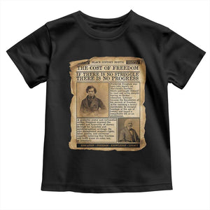 If There Is No Struggle No Progress Toddler T Shirt Frederick Douglass Newspaper TS12 Black Print Your Wear