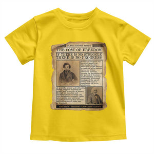 If There Is No Struggle No Progress Toddler T Shirt Frederick Douglass Newspaper TS12 Daisy Print Your Wear