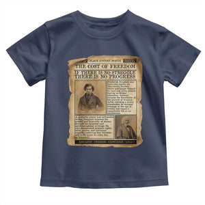 If There Is No Struggle No Progress Toddler T Shirt Frederick Douglass Newspaper TS12 Navy Print Your Wear