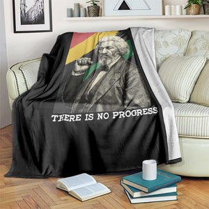 Frederick Douglass Struggle And Progress Throw Blanket Inspirational Black History TS12 Print Your Wear
